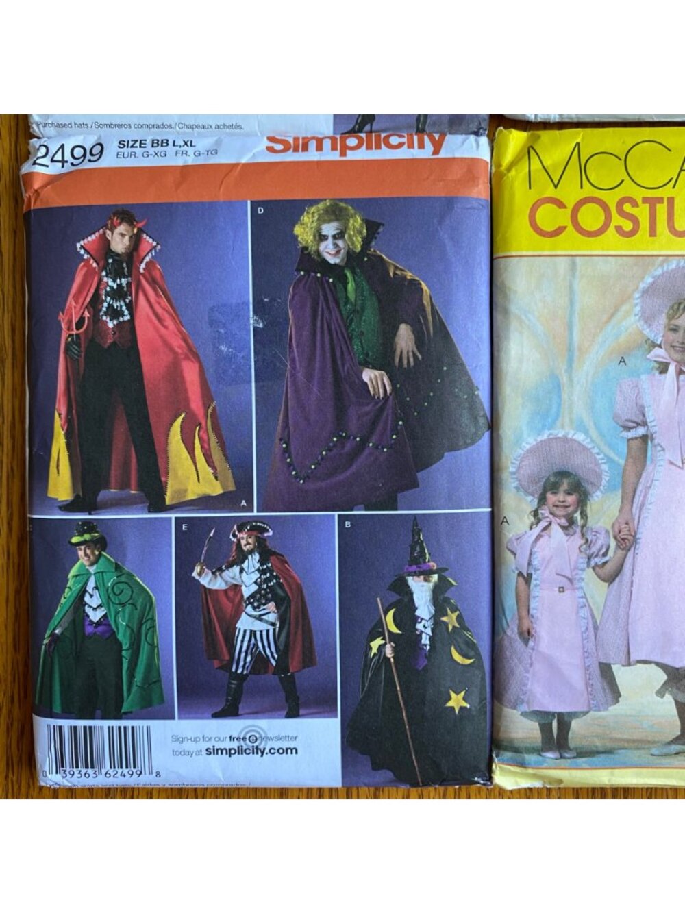 Simplicity Costume Pattern 2499 2513 2502 McCalls M4622 Bo Peep L XL UNCUT Lotx4 - Picture 3 of 12